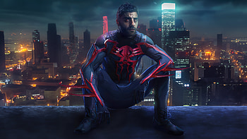 Oscar Isaac As Spider Man 2099, spiderman-2099, spiderman, superheroes, artwork, digital-art, artist, oscar-isaac HD wallpaper