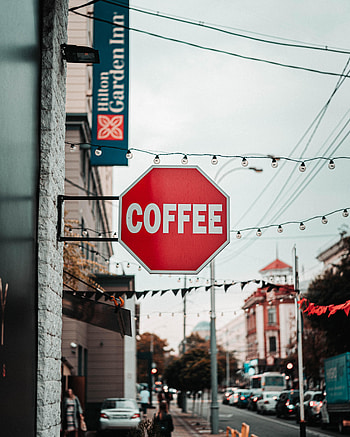 Coffee, Words, Inscription, Sign, Stop HD phone wallpaper