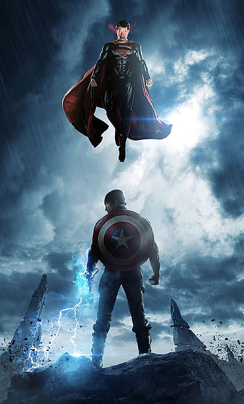 Captain America, Henry Cavill (Superman) HD phone wallpaper