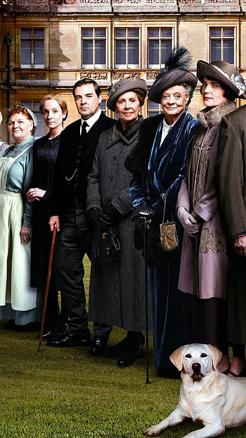 Downton Abbey, , Stylish backgrounds, Iconic TV show HD phone wallpaper