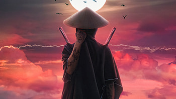 Ninja Of Ancient Asian City , warrior, artist, artwork, digital-art HD wallpaper