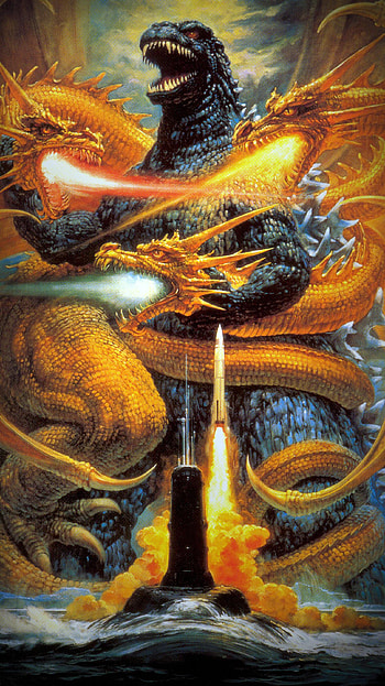 Godzilla vs. King Ghidorah (2022) movie HD phone wallpaper