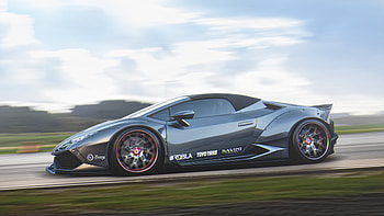 Grey Lamborghini Huracan , lamborghini-huracan, lamborghini, cars HD wallpaper