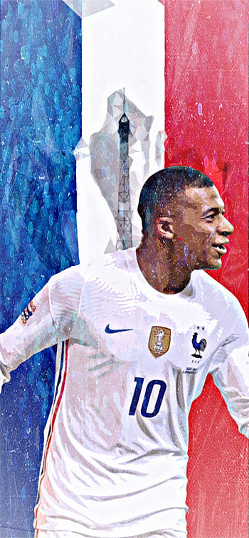 Mbappe, head, sports uniform, Kylian Mbappe, PSG, Soccer, Mbappe10, France, Football HD phone wallpaper