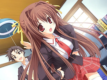Tae Nakanoshima, anime girl, anime school girl, anime, bra-ban, school girl HD wallpaper