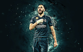 Karim Benzema, soccer, footballer, kb9, realmadrid, football, karimbenzema, sport, french HD wallpaper