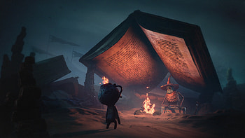 The Midnight Walk Bonfire – Atmospheric Video Game Scene, video game, The Midnight Walk, bonfire HD wallpaper