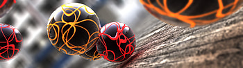 Cgi digital art 3d multi monitor dual screen ball sphere | | 52083 | UP HD wallpaper