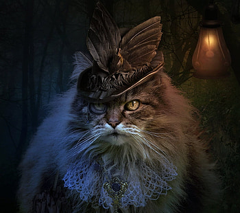 Fankraci, cat, beautiful, animals HD wallpaper