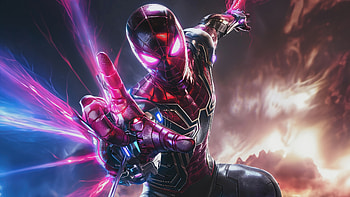 Iron Spider Man Armor, spiderman, superheroes, artwork, art, digital-art HD wallpaper
