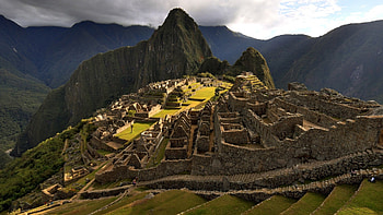 Structure Mountains Top, mountains, nature HD wallpaper
