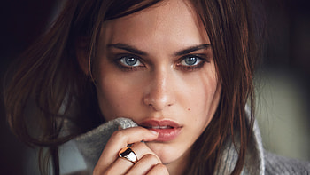 Blue Eye Model, girls, model, behance HD wallpaper
