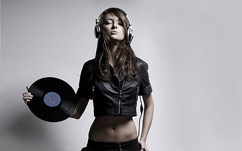 Hot Dj Girl, dj, girl, music HD wallpaper