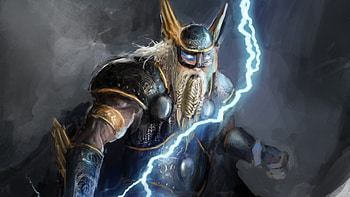 Norse God Of Lightning , thor, superheroes, artist, artwork, digital-art HD wallpaper