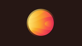 Sun Planet Minimalist, sun, planet, artist, minimalism, minimalist HD wallpaper