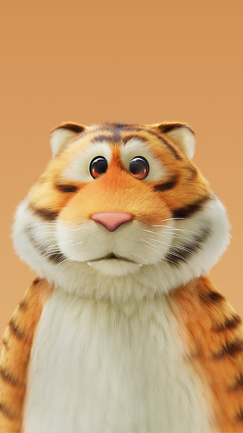 Festive Tiger Fun - Mobile, tiger, video game, Party Animals HD phone wallpaper