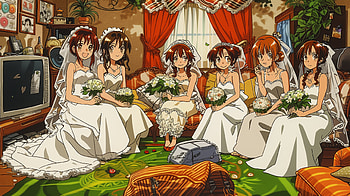 Enchanting Anime Bridal Shower -, bridal shower, wedding, Anime, Group HD wallpaper
