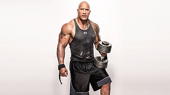 Dwayne Johnson, Fitness HD wallpaper