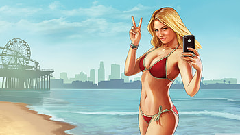 Grand Theft Auto V Beach Weather Wide for HD wallpaper