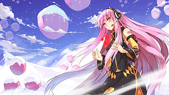 Megurine Luka, Pink hair, Vocaloid, U TV HD wallpaper