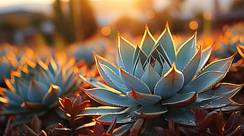 Radiant Agave Plant, agave HD wallpaper