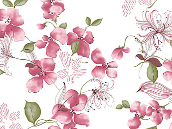Mauve Flowers, seedpods, leaves, art, flowers, mauve HD wallpaper