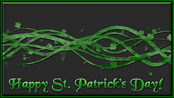 Happy Saint Patricks Day, clover, green, shamrock, St Patricks Day HD wallpaper
