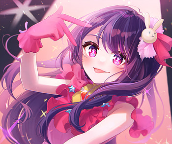 Hoshino Ai, Ai Hoshino, Anime, Oshi no Ko HD wallpaper