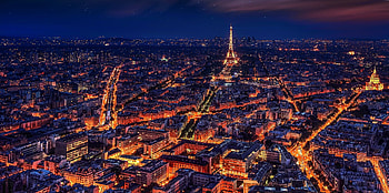 Paris France Eiffel Tower Night, france, paris, eiffel-tower, world, night, lights HD wallpaper