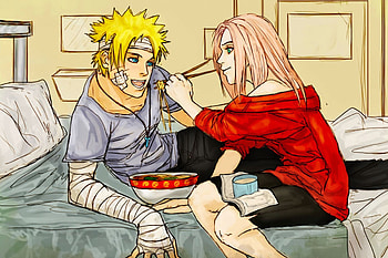 Feed, naruto, narusaku, sakura HD wallpaper