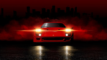 Gran Turismo 6 Ferrari, headlight, glow HD wallpaper