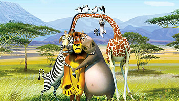 Madagascar, 2nd movie, Animated film, Movie HD wallpaper