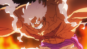 Monkey D. Luffy — Gear 5: Inferno Smile, Anime, One Piece, Monkey D. Luffy, Gear 5 (One Piece) HD wallpaper