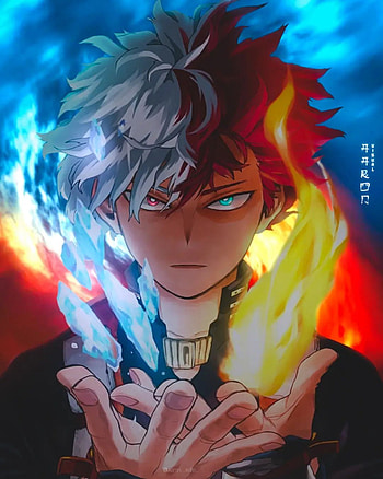 Todoroki, Shoto Todoroki, Anime , Boku no hero Academia, Deku HD phone wallpaper