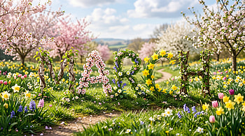 March in Full Bloom — Spring, Spring, Flower, Garden HD wallpaper