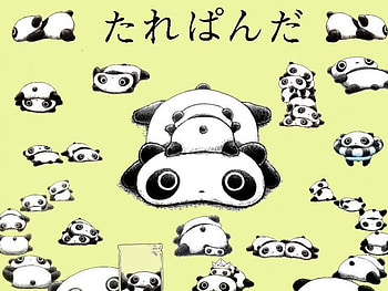 Pandas, abstract HD wallpaper