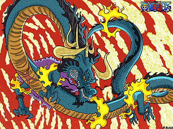 kaido, One Piece, Kaido (One Piece), Anime, dragon HD wallpaper