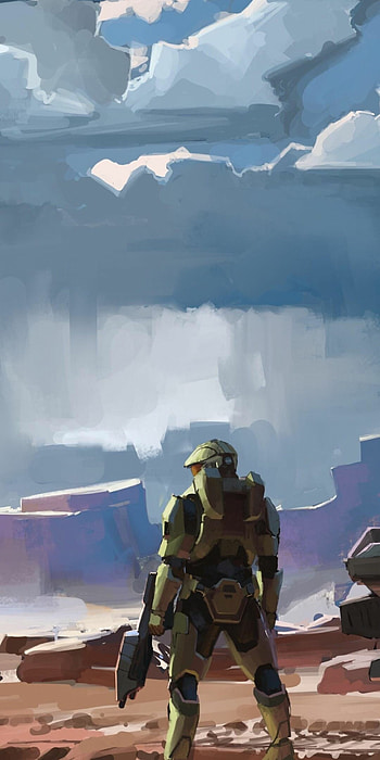 Halo artwork, Halo Infinite soldier, Stunning designs, Xbox gaming HD phone wallpaper