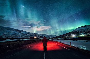 Man Standing Inside Road , man, graphy, road HD wallpaper