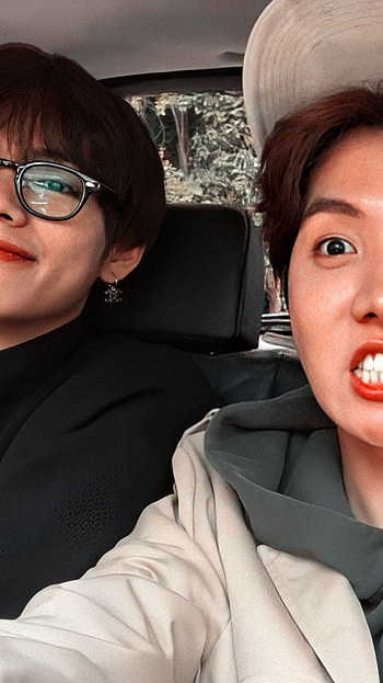Vhope, bts, jhope, junghoseok, taehyung, kimtaehyung, hoseok HD phone wallpaper