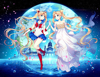 Sailor Moon Crystal, Shoujo anime, Magical transformations, Sailor Guardians HD wallpaper
