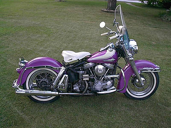 1958 Harley Davidson FLH Duo Glide, american, classic, harley, motorcycle, panhead HD wallpaper