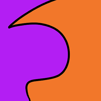 OrangePurple, orange, purple HD phone wallpaper