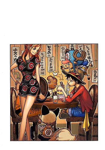 Luffy, Naruto, Nami, One Piece, Chopper HD phone wallpaper