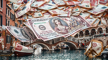Enchanting Pink Money: A Stunning Ultra, pink money, money, Venice, canal, bridge HD wallpaper
