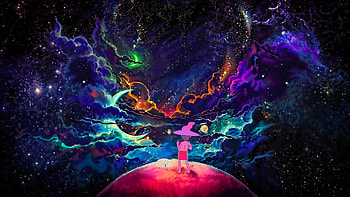 The Midnight Gospel, R, The midnight gospel HD wallpaper