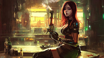 Shuri The Red Hood, fantasy-girls, artist, artwork, digital-art, artstation HD wallpaper