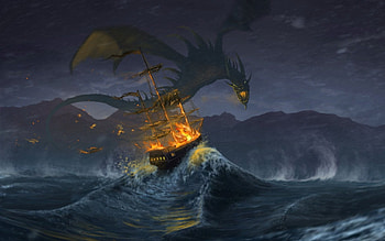 Fantasy Dragon, cool, one HD wallpaper