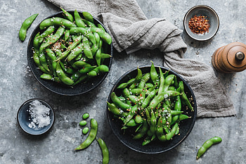 Sesame chili recipe, Eat this veganes foodblog, Edamame HD wallpaper