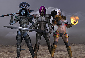 Heavy Metal, cg, fantasy, art, beautiful, elf HD wallpaper